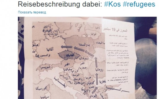 Беженцы планируют путь в Германию через Украину (карта) «фото»