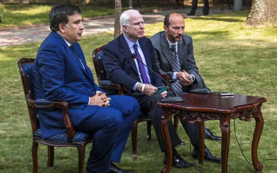 Итог встречи Саакашвили и Маккейна в Одессе: украинский вопрос не должен сойти с повестки Конгресса США «фото»