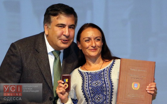 Саакашвили пожал руки участникам конкурса «Знаменитые имена Одесской области» «фото»