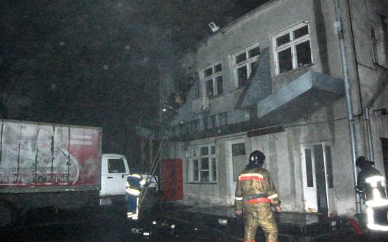 Ночью в Одессе горел хлебозавод «фото»