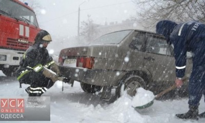 За неделю в Одесской области из снежных заносов вызволили больше тысячи людей «фото»