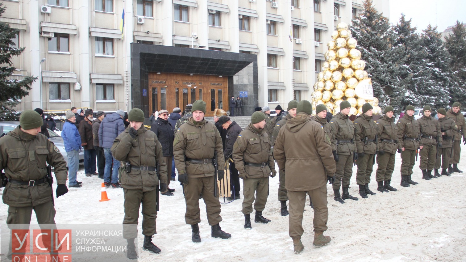 Нацгвардия сорвала митинг сепаратистов возле Одесской облгосадминистрации (фото) «фото»