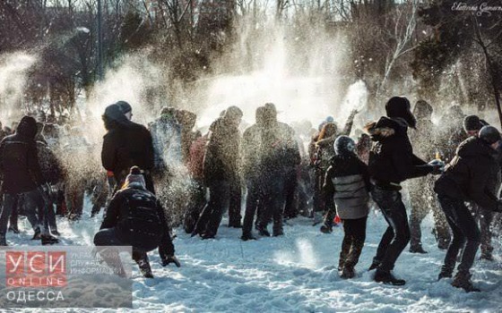 В Одессе состоится снежный бой. Если не растает “оружие” usionline.com В Одессе состоится снежный бой. Если не растает “оружие” «фото»