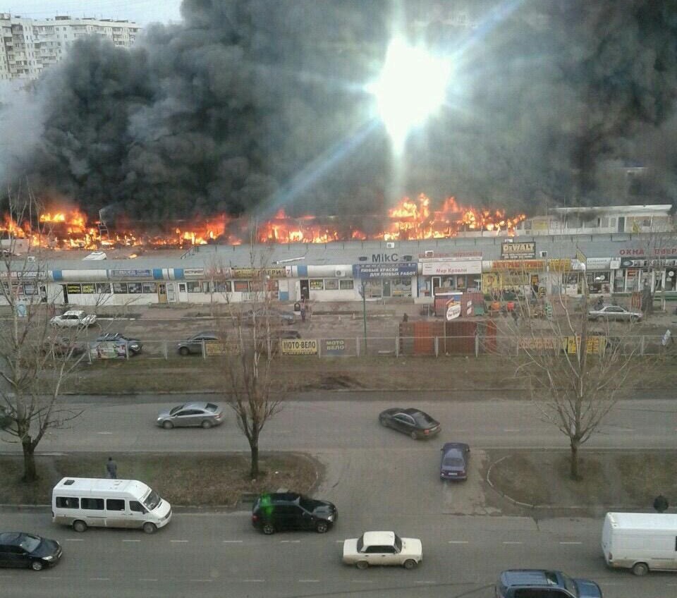 На поселке Котовского снова масштабный пожар (фото) «фото»