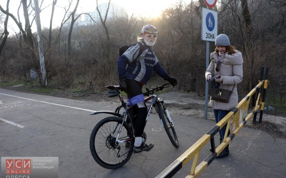 Февральское солнце выманило одесситов на Трассу Здоровья (фото) «фото»