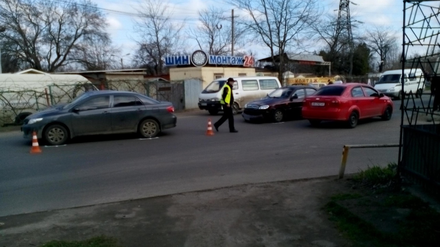 ДТП на поселке Котовского приостановило движение в направлении Объездной дороги (фото) «фото»