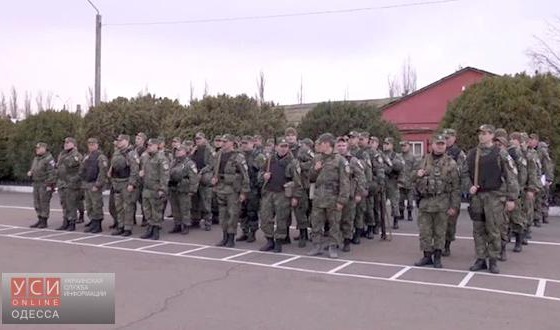 Бойцы Одесского спецбатальона полиции «Шторм» отправились в зону АТО (видео, фото) «фото»