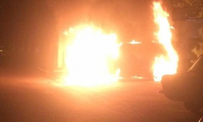 В Черноморске сгорел автомобиль еще одного депутата от партии «Видродження» (фото) «фото»
