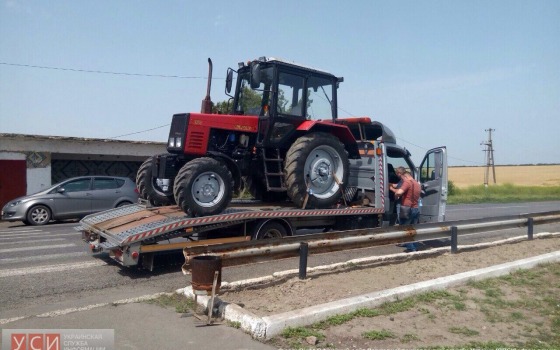 В Одесскую область по поддельным молдавским документам ввезли белорусский трактор (фото) «фото»