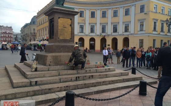 Одесситы почтили память погибших в зоне АТО украинских военных «фото»