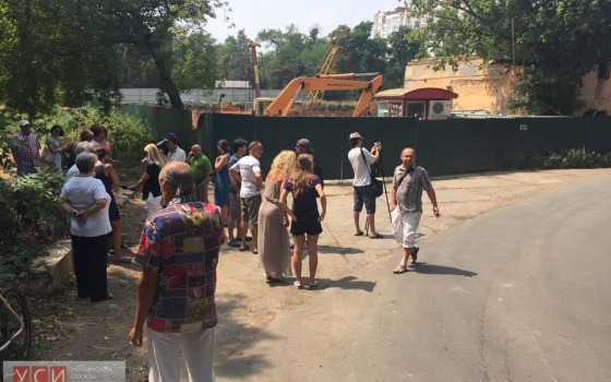 В Одессе остановили строительство высотки в сквере Шклярука: жители снова вышли на акцию протеста «фото»