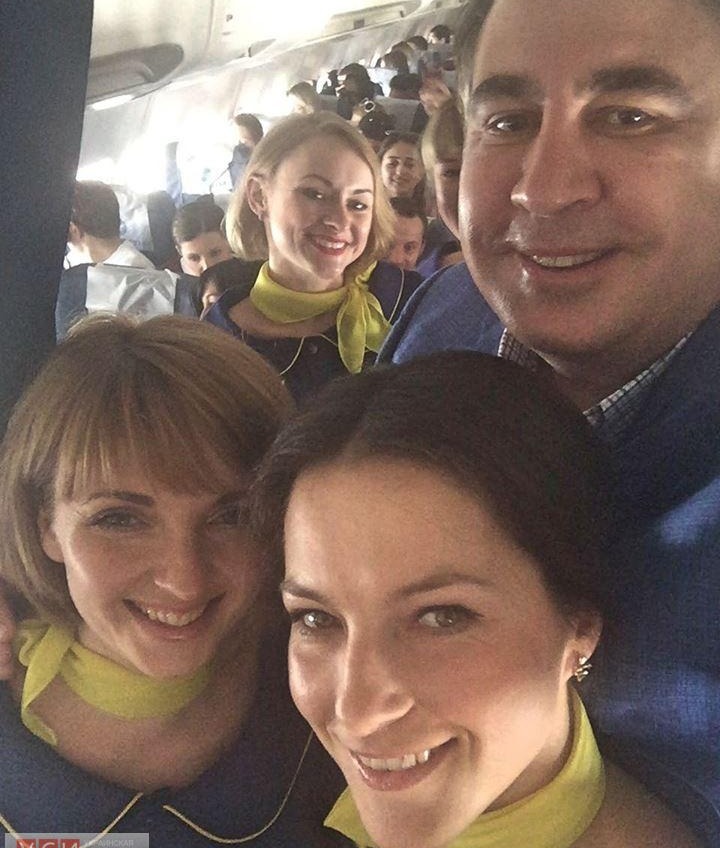 Михеил Саакашвили выложил селфи из нового лоукоста, соединившего Одессу с Киевом (фото) «фото»