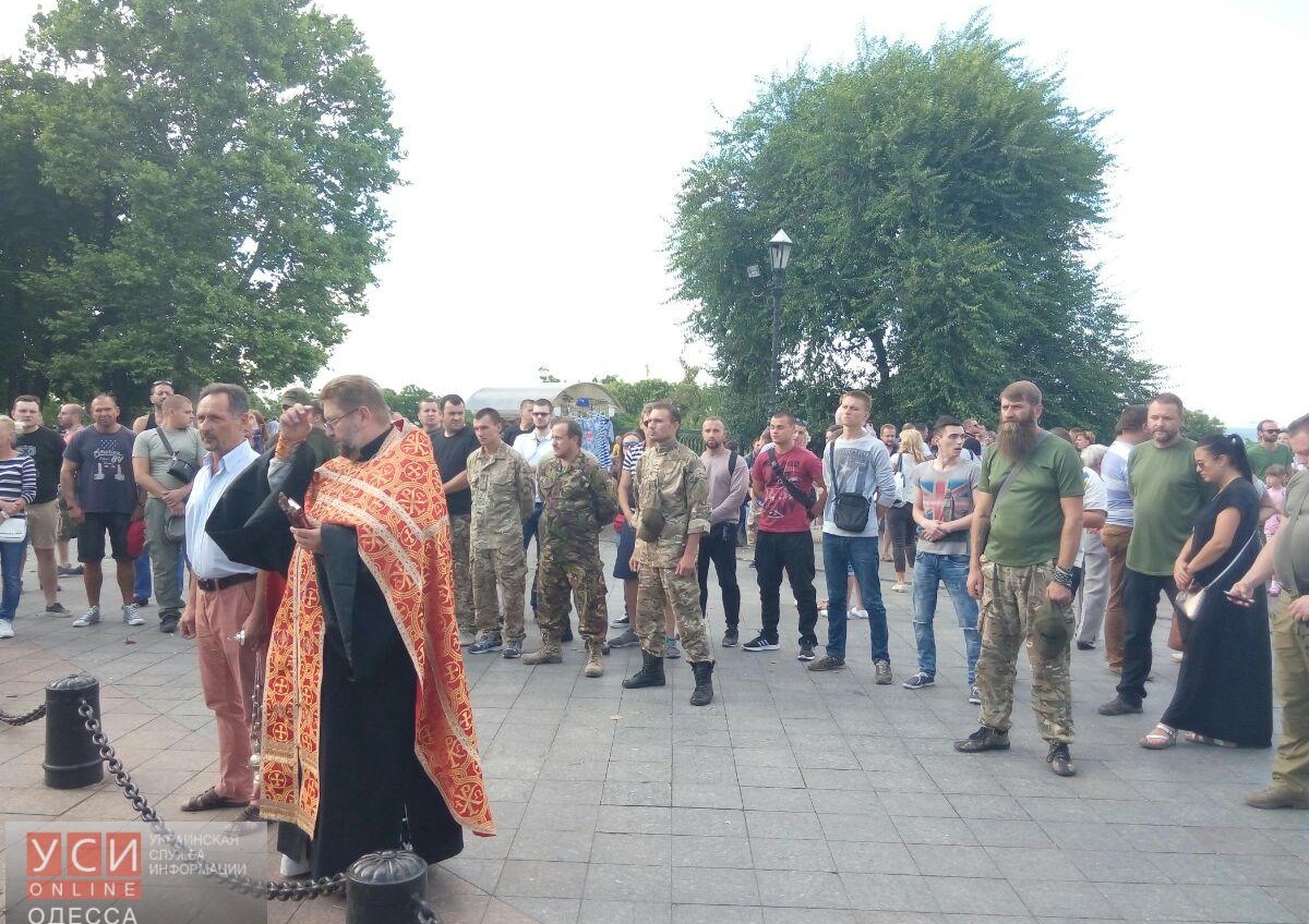 Одесские патриоты почтили память семерых украинских бойцов, погибших в зоне АТО (фото) «фото»