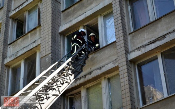 «Пожар» на Маршала Говорова погасили студенты (фото) «фото»