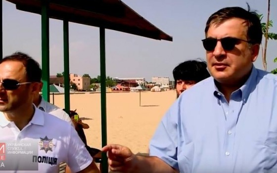 Саакашвили: «Полиция задержала бывшего секретаря Затокского поселкового совета по обвинению в заказе убийства» «фото»