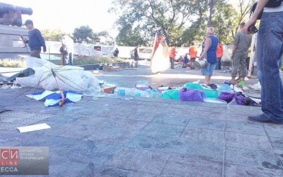 Силовой разгон Антитрухановского майдана планировался заранее, – источник «фото»