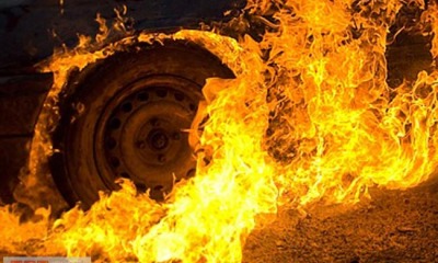 В Одесской области из-за замыкания проводки сгорел автомобиль «фото»