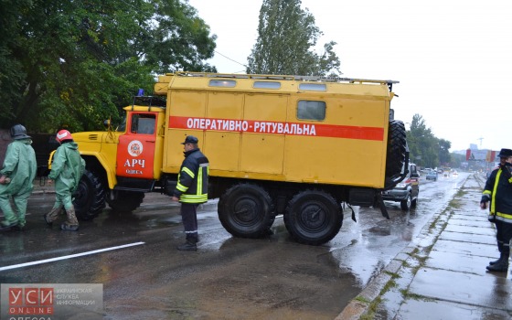 Полиция и спасатели отчитались о проделанной работе во время ливня в Одессе (фото) «фото»