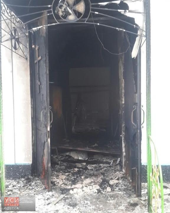 В Шабо продолжается ликвидация последствий пожара в храме (фото) «фото»