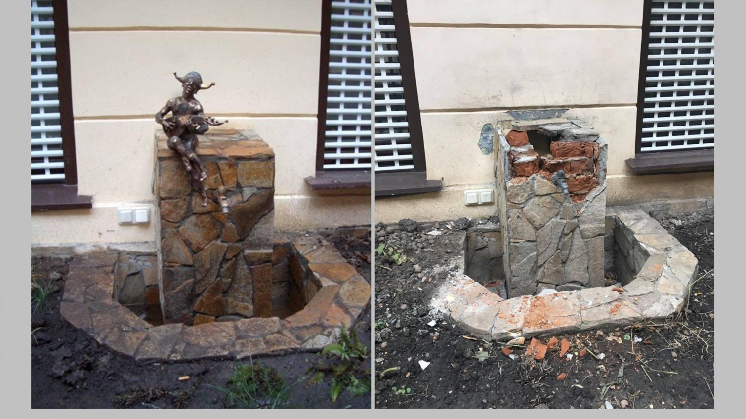 Вандалы уничтожили памятник в Пассаже (фото) «фото»