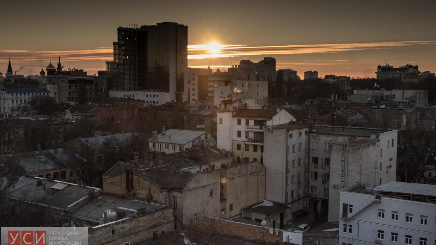 Вечерняя Одесса с высоты: город встречает закат (фоторепортаж) «фото»