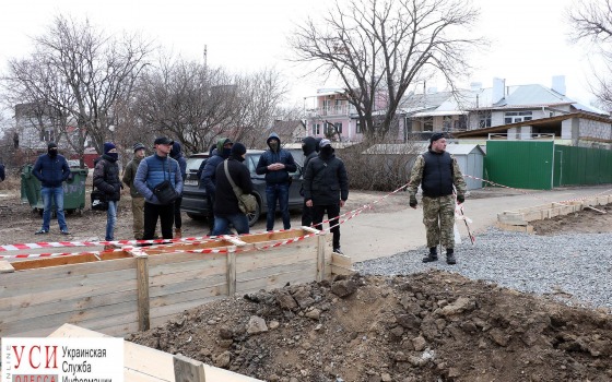 Активисты проинспектировали незаконную стройплощадку на Фонтане (фото) «фото»