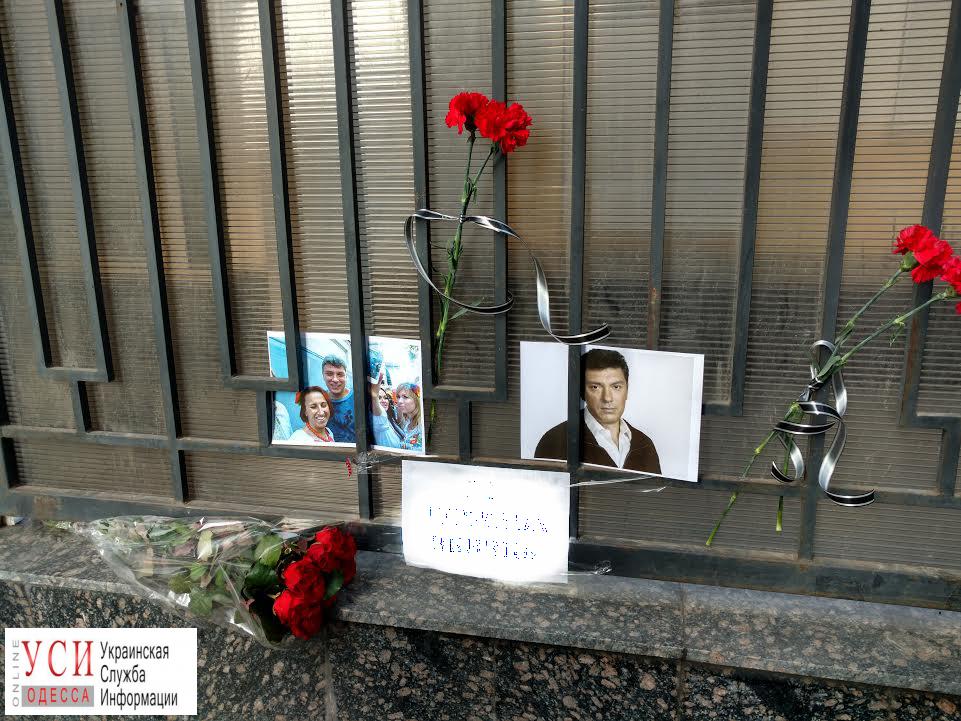Одесские активисты почтили память российского оппозиционера (фото) «фото»