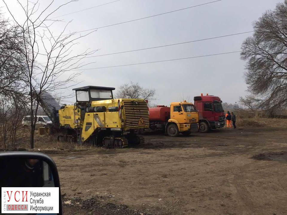 В Килийском районе начали ремонтировать дорогу «Спасское – Вилково» (фото) «фото»