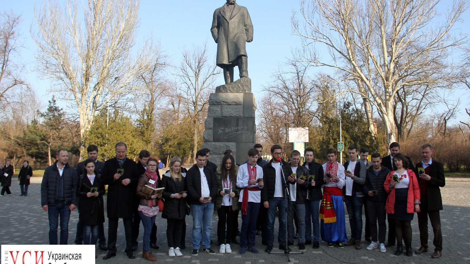 Одесситы присоединились к всемирному флешмобу в честь дня рождения Шевченко (фото, видео) «фото»