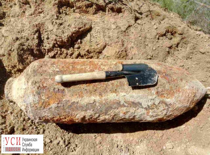 В Одесской области обезвредили 250-килограммовую бомбу, найденную у железной дороги (фото) «фото»