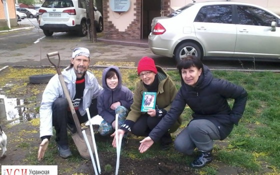 “Цветущий фонтан”: в Одессе волонтеры посадили 77 новых деревьев «фото»