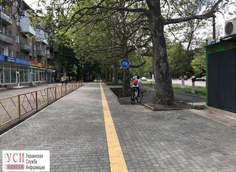На Варненской появилась велодорожка (фотофакт) «фото»