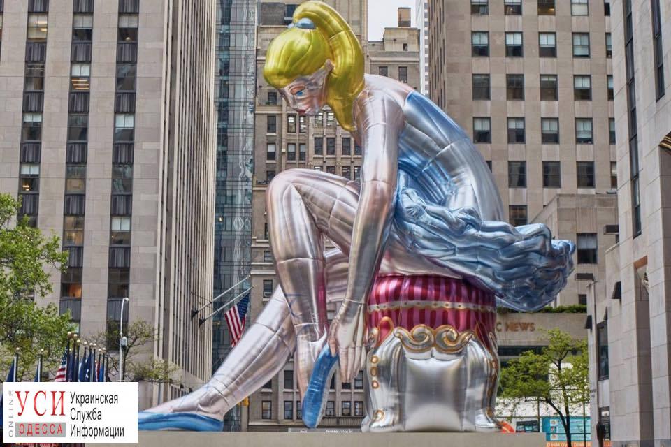 Всемирно известный художник скопировал работу выпускницы одесской “грековки” и установил ее в центре Нью-Йорка (фото) «фото»