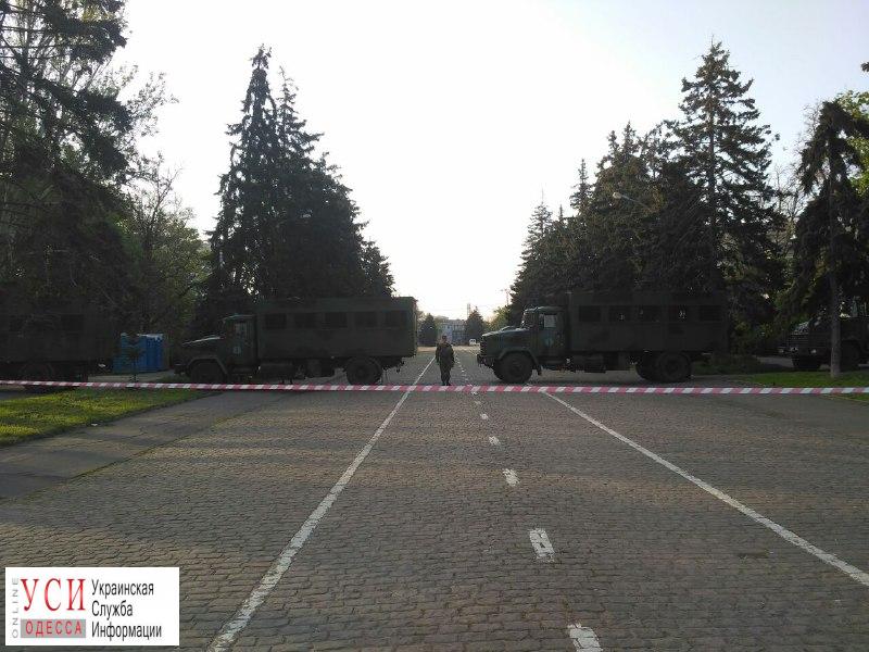 Вход на Куликово поле перекрыли военной техникой (фото) «фото»