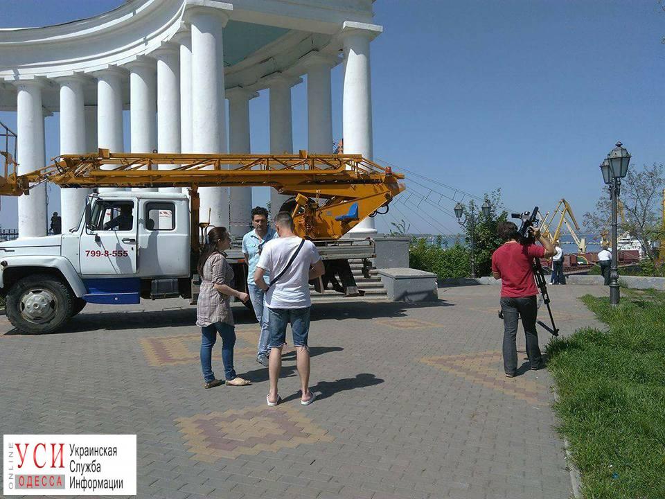 Аварийную Воронцовскую колоннаду исследуют столичные специалисты «фото»