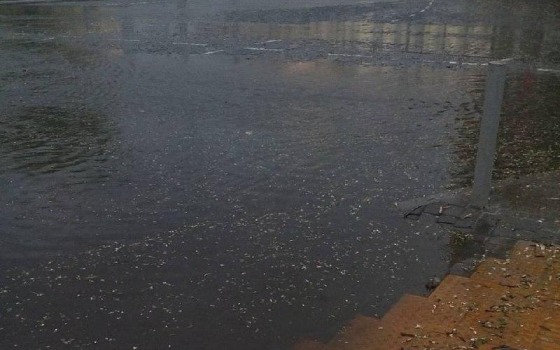 Реконструированная Тираспольская площадь превратилась в озеро (фото) «фото»