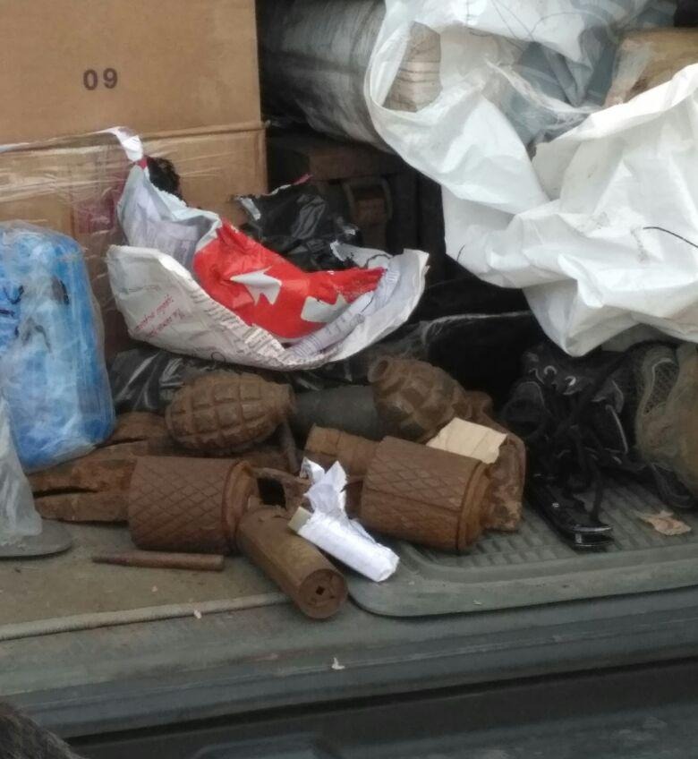 На майские в Одессу пытались провезти мины, гранаты и артснаряд (фото) «фото»