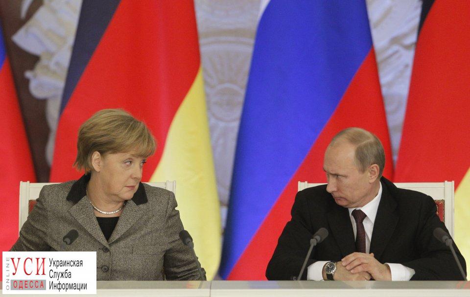 На встрече с Меркель Путин вспомнил об Одессе «фото»