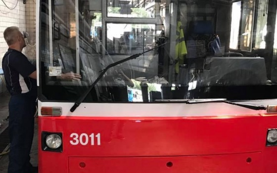 В одесских троллейбусах заработают кондиционеры «фото»