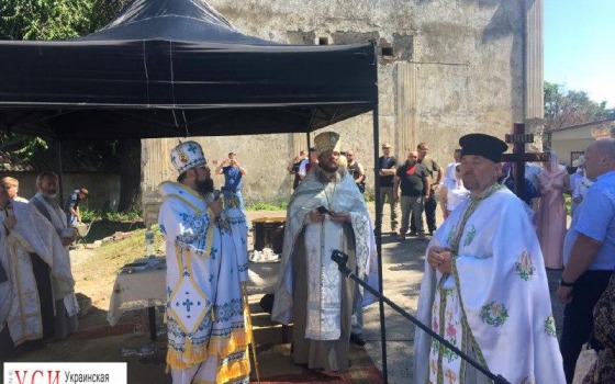 В Аккермане заложили первый камень под строительство храма Киевского патриархата (фото) «фото»