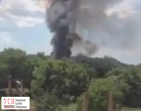 В Овидиопольском районе горела база отдыха (видео) «фото»