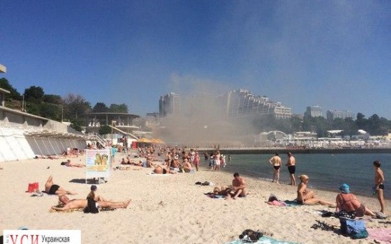 В Аркадии загорелись два ресторана (фото) «фото»