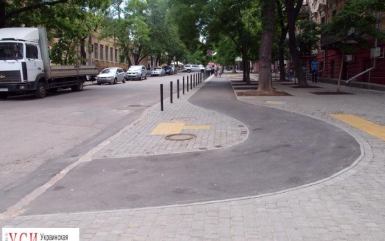 В Одессе завершилось строительство первой велодорожки (фото) «фото»