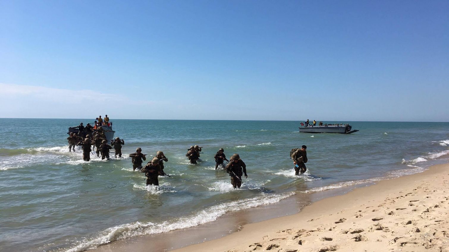 “Sea Breeze-2017”: в Одесской области высадились два отряда десантников (фото) «фото»