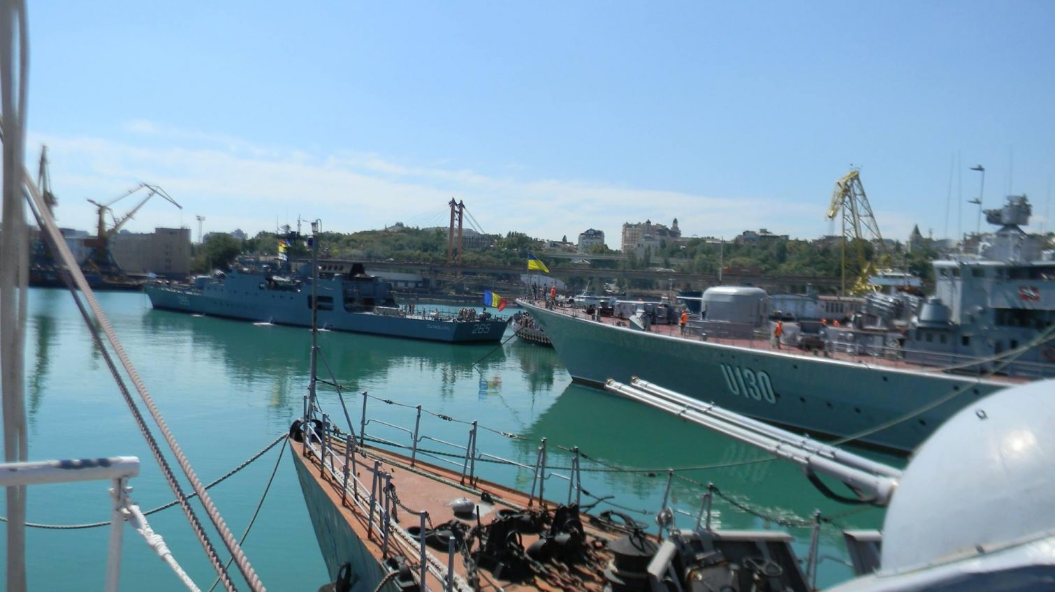 В акватории Одесского порта началась активная фаза учений “Sea Breeze-2017” (фото) «фото»