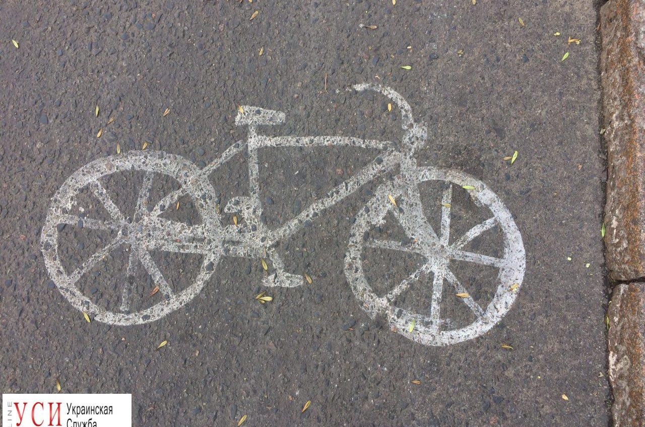 В центре города появилась велодорожка: ее нарисовали сами одесситы (фото) «фото»