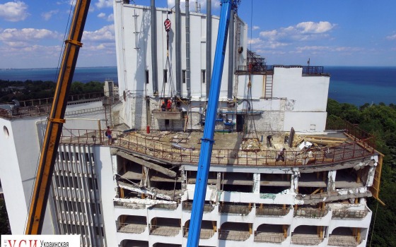 Месяц после обрушения: что сейчас с гостиницей “Юность” (фото, аэросъемка) «фото»