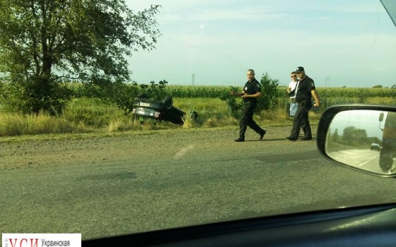 На трассе Одесса – Рени перевернулся автомобиль (фото) usionline.com На трассе Одесса – Рени перевернулся автомобиль (фото) «фото»