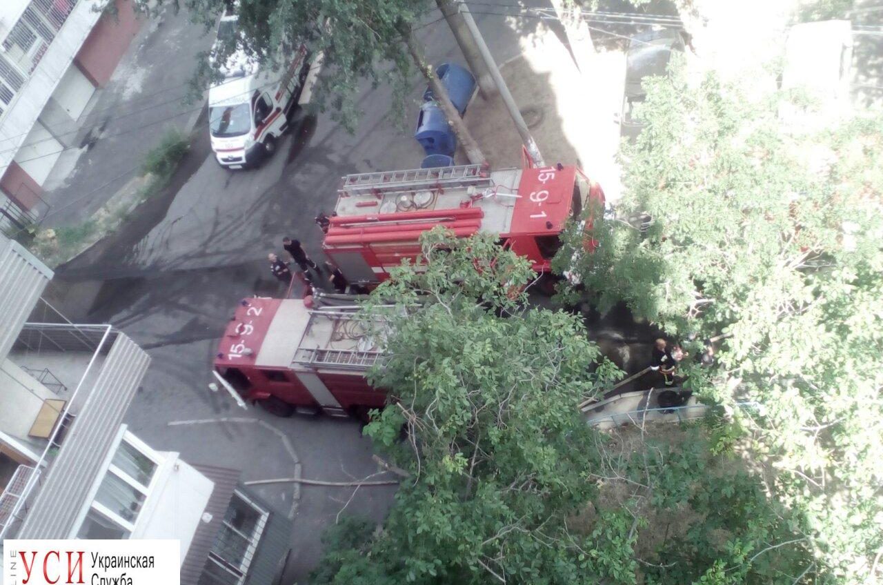 Пожар в Одессе: горела 16-этажка (фото, видео) «фото»