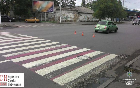 На Молдаванке девушка за рулем иномарки сбила пешехода на “зебре” (фото) «фото»